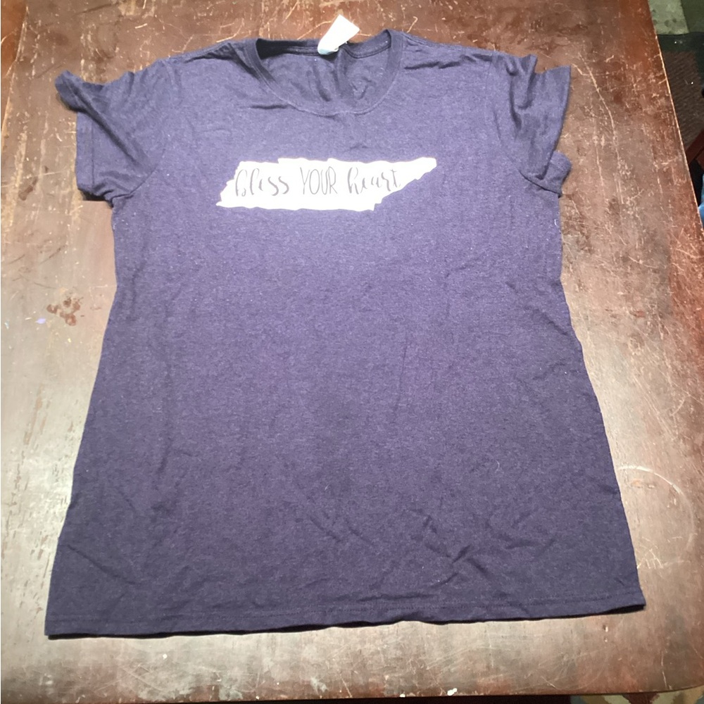 Gildan Dark Purple Graphic Tee